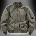 Loose Cotton Baseball Jacket