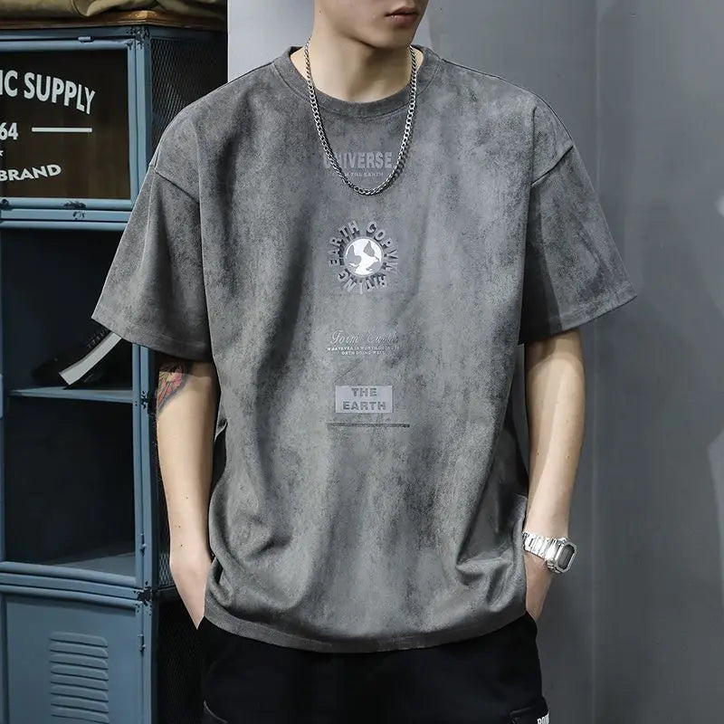 Vintage Letter Print T-Shirt