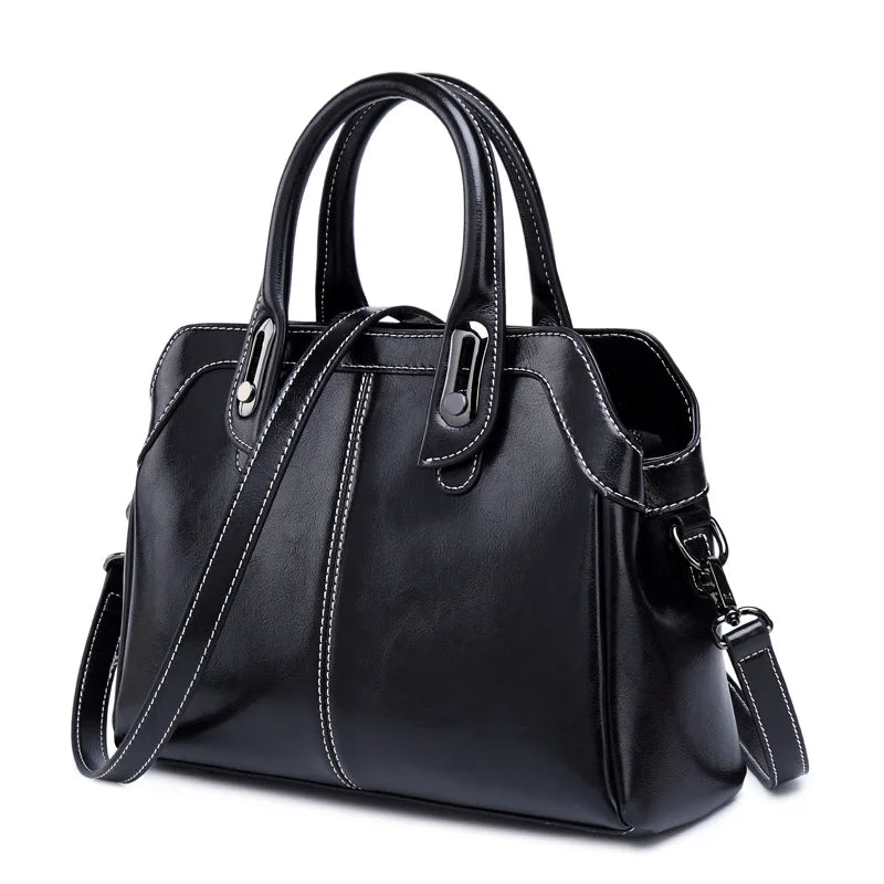Women Genuine Leather Handbag Shoulder Cross body