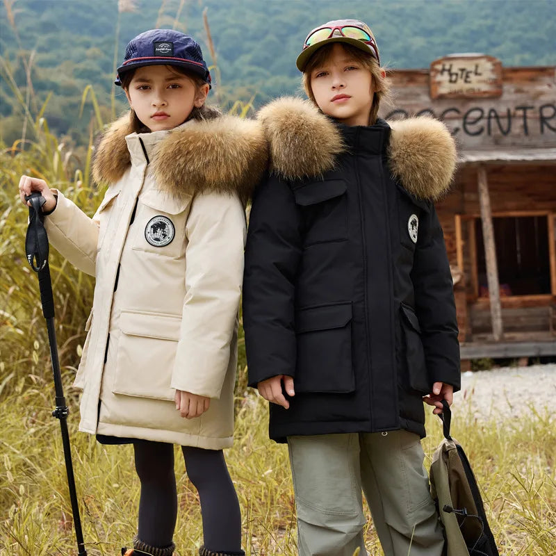 Warm Winter Coat for Boys (5–16 Years)