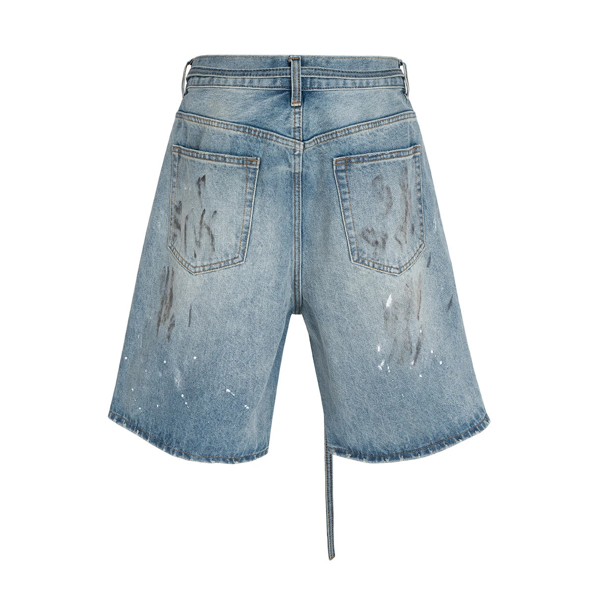 Men’s Hand-Painted Baggy Shorts
