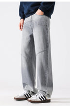 Men’s Patchwork Straight Jeans