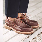 Maden Men’s Vintage Leather Derby Shoes