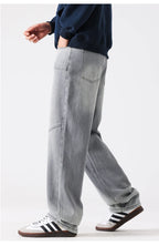 Men’s Patchwork Straight Jeans