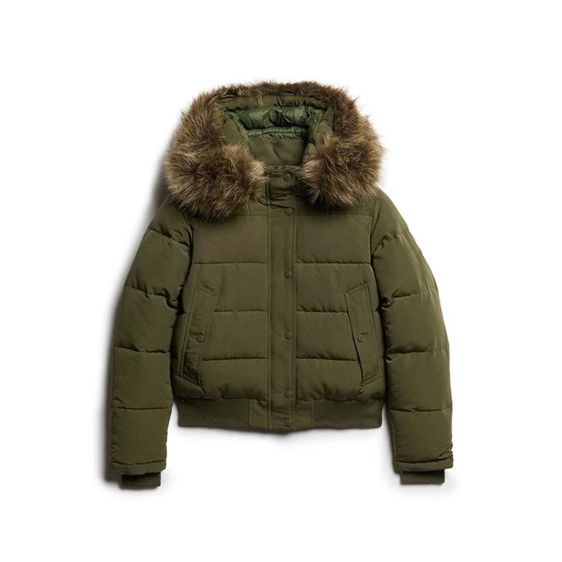 Women’s Faux Fur Hooded Coat