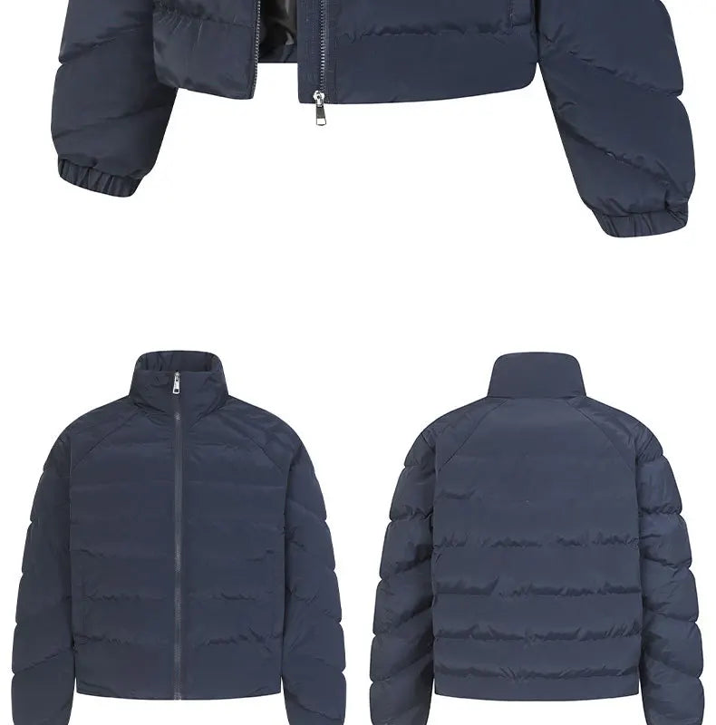 Men’s Stand Collar Warm Down Jacket