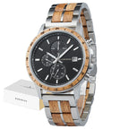 BOBO BIRD MEN'S WOOD QUARTZ WATCH