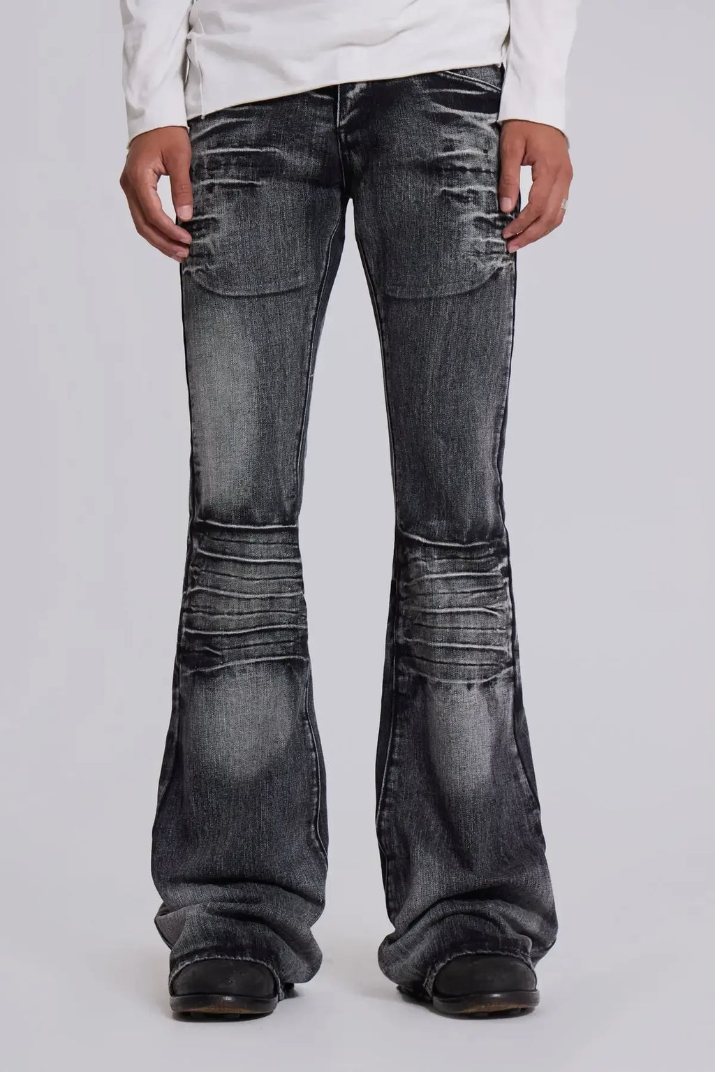 Unisex Retro Trumpet Denim Pants