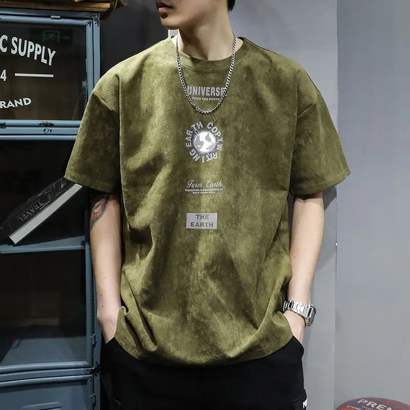 Vintage Letter Print T-Shirt