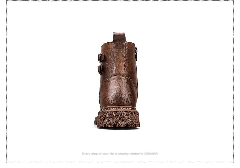 DEKABR Men’s Waterproof Snow Boots