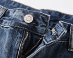 Men’s Contrast Washed Flare Jeans