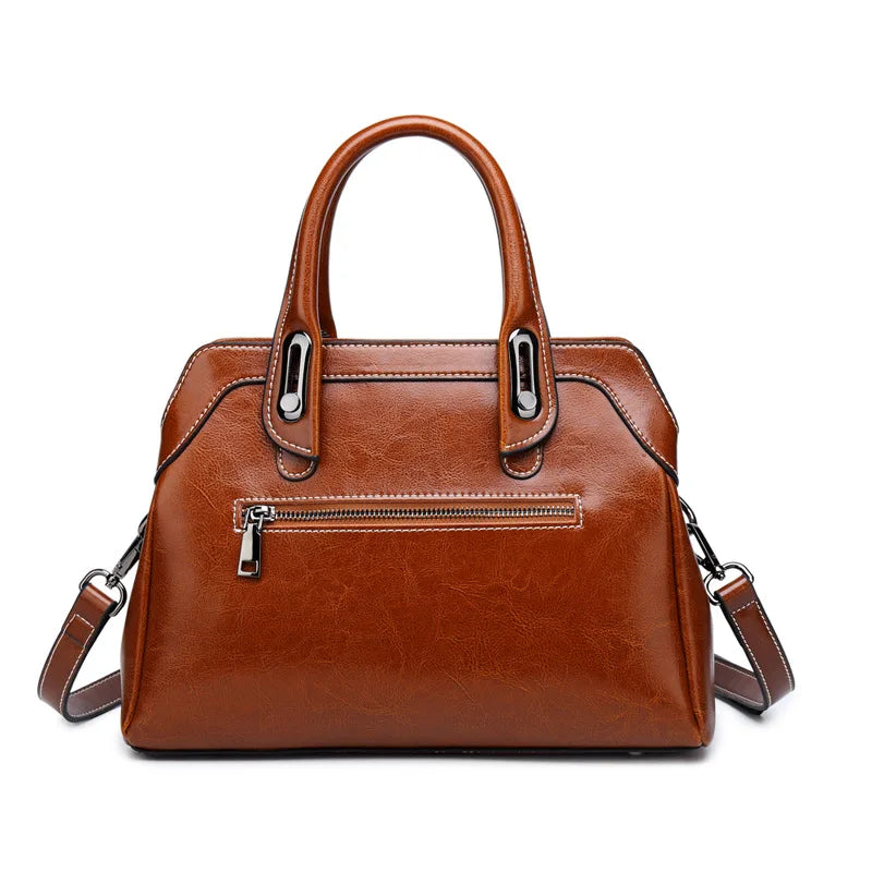 Women Genuine Leather Handbag Shoulder Cross body