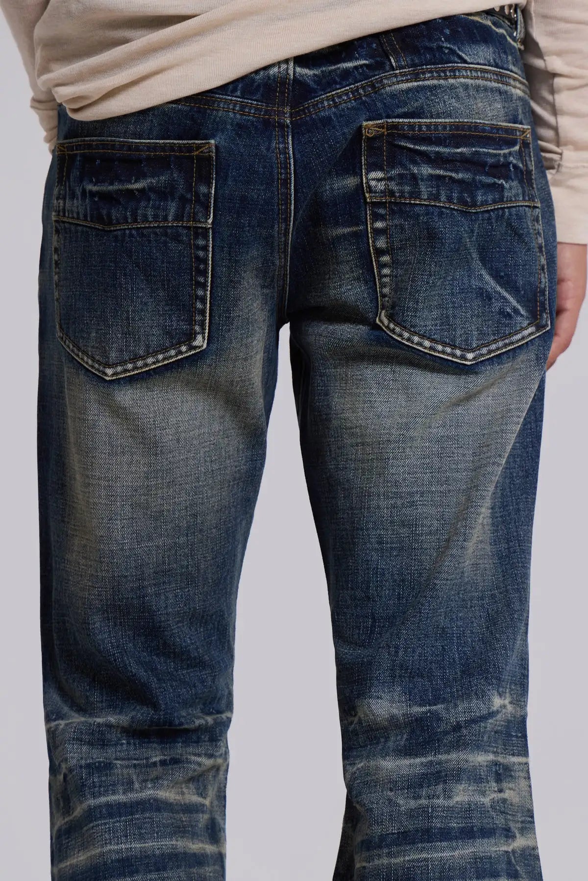 Unisex Retro Trumpet Denim Pants