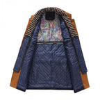 MENS  WINTER WOOL COATS SMART CASUAL THICK WARM WOOLEN