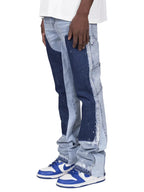 Men’s Punk Skinny Flared Jeans