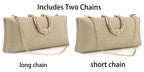 Women’s Luxury Gold Glitter Clutch