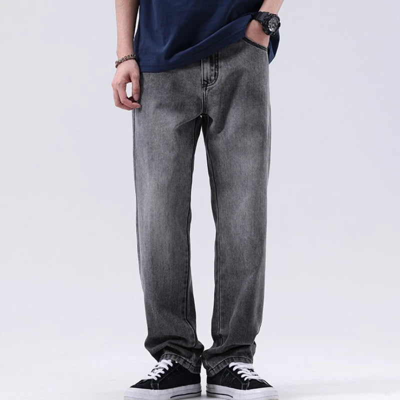 Cotton Straight Jeans for Men