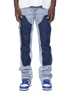Men’s Punk Skinny Flared Jeans