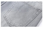 Men’s Patchwork Straight Jeans