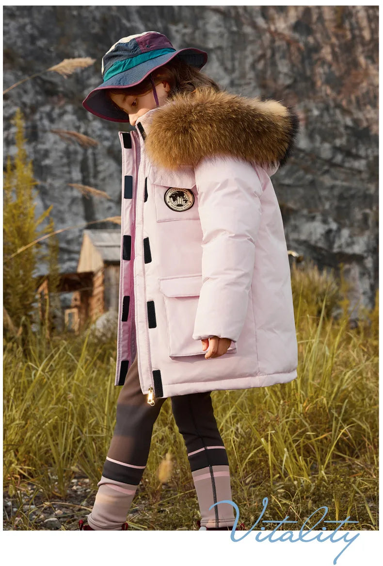 Warm Winter Coat for Boys (5–16 Years)