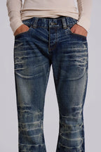 Unisex Retro Trumpet Denim Pants