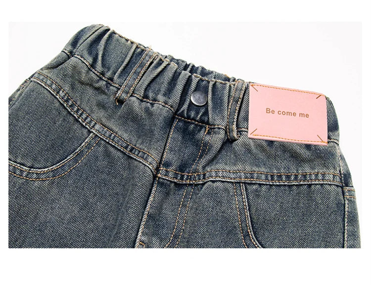 Girls’ Warm Thermal Jeans