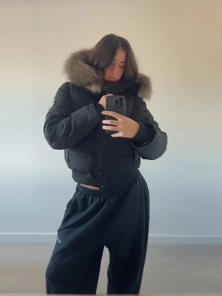 Women’s Faux Fur Hooded Coat