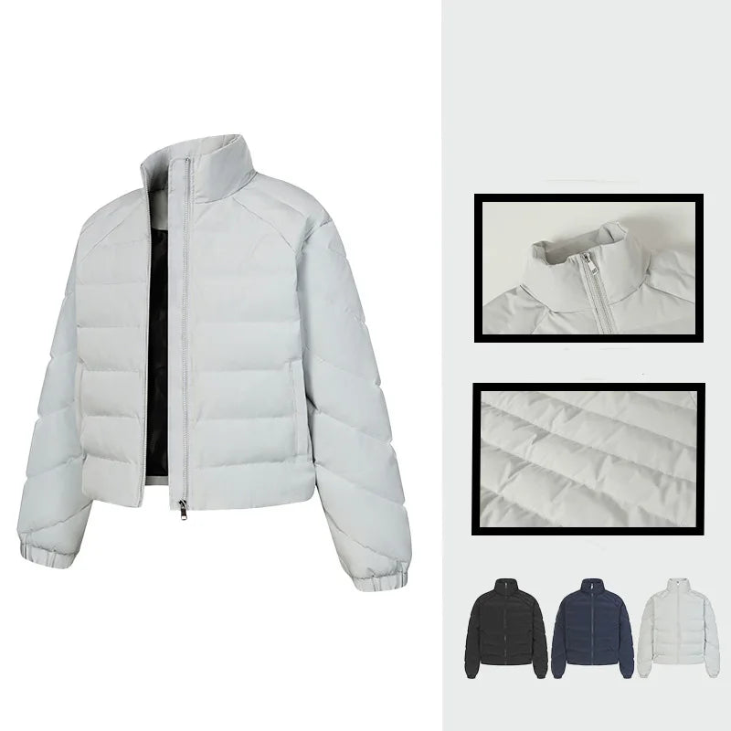 Men’s Stand Collar Warm Down Jacket