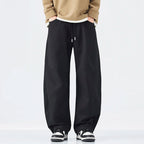 Pants for Men Clothing Zipper Solid Color Big Pockets Trousers LX5049