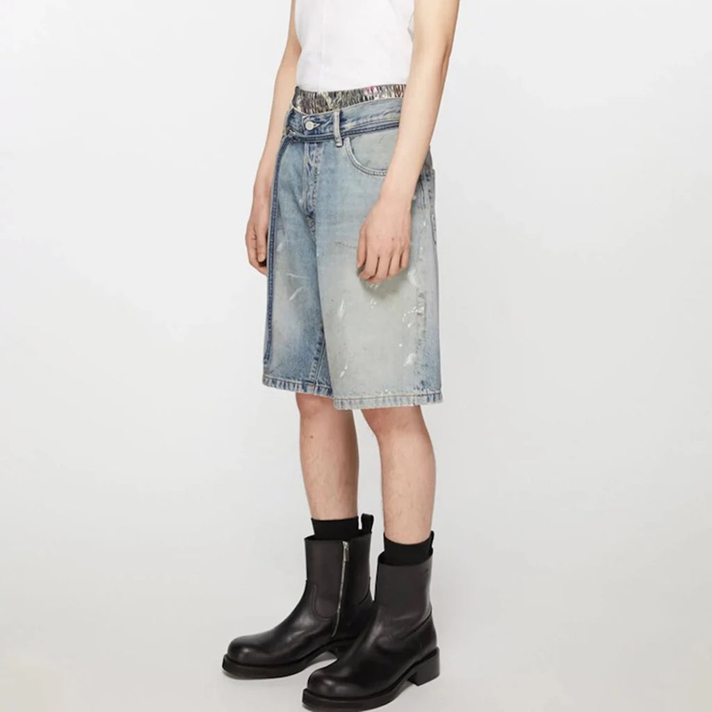 Men’s Hand-Painted Baggy Shorts