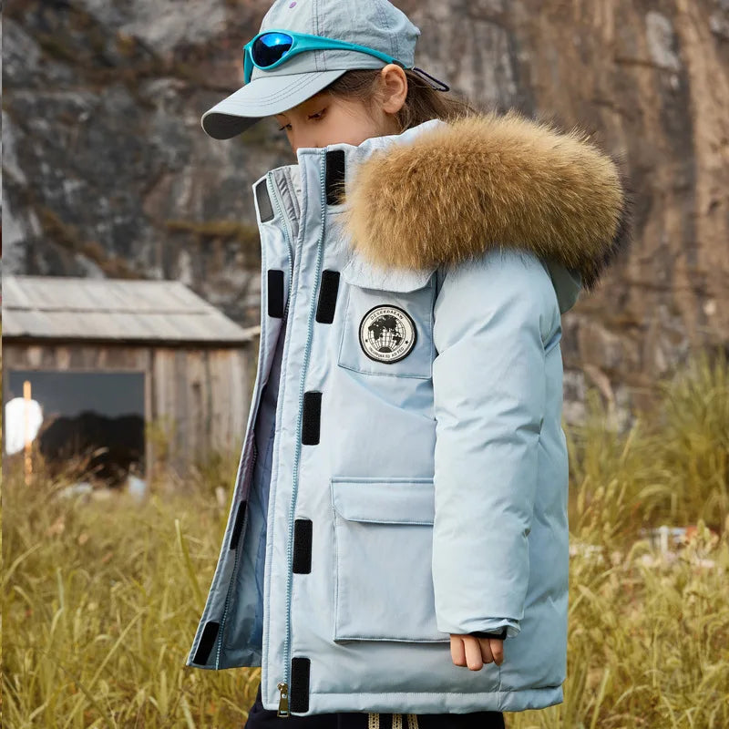 Warm Winter Coat for Boys (5–16 Years)