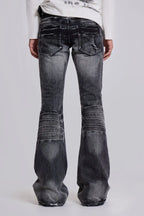 Unisex Retro Trumpet Denim Pants