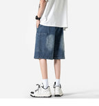 MEN’S LOOSE FIT DENIM SHORTS
