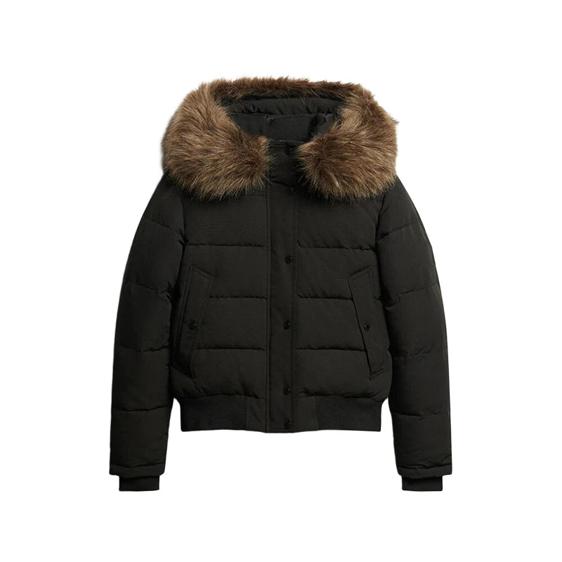 Women’s Faux Fur Hooded Coat