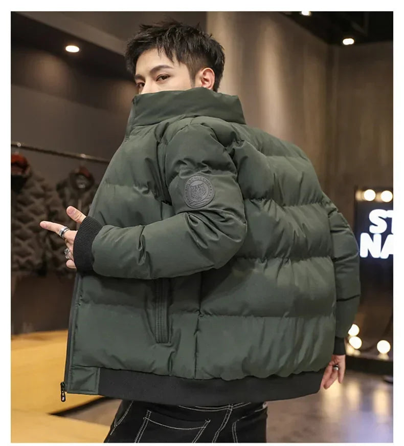 Men’s Warm Cotton Puffer Jacket