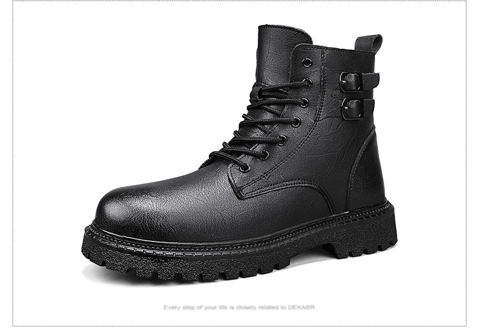 DEKABR Men’s Waterproof Snow Boots