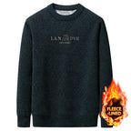 MEN’S THICK VELVET KNIT SWEATER