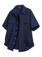 Men’s Bubble Fabric Summer Shirt
