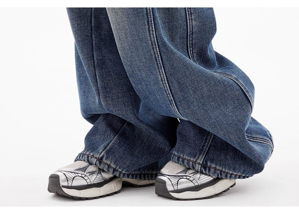 WOMEN’S  RETRO WIDE LEG JEANS