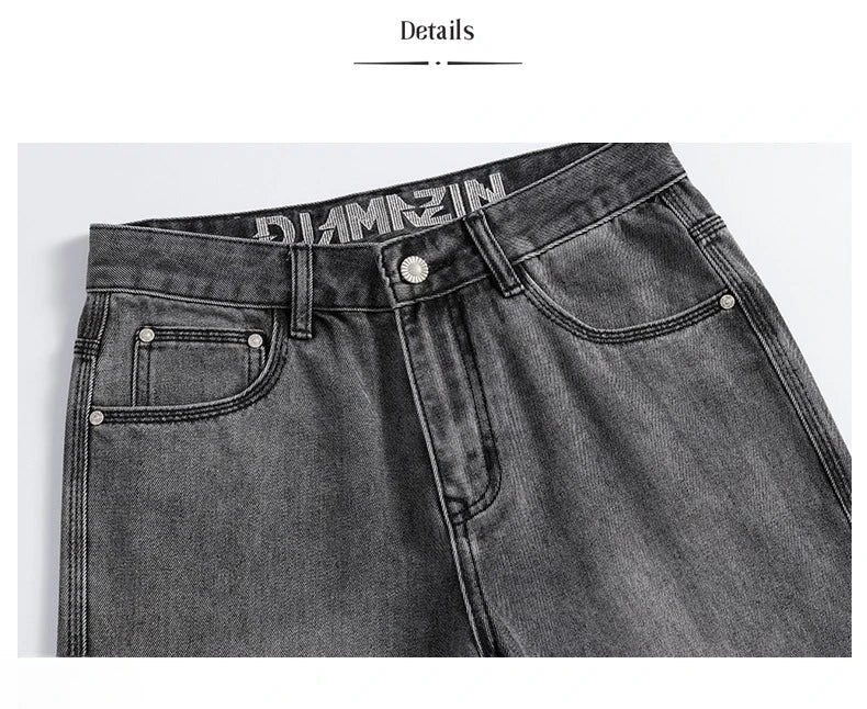 Cotton Straight Jeans for Men
