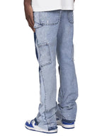 Men’s Punk Skinny Flared Jeans