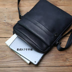 MEN'S LEATHER SHOULDER BAG