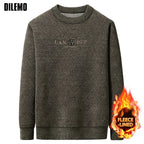 MEN’S THICK VELVET KNIT SWEATER