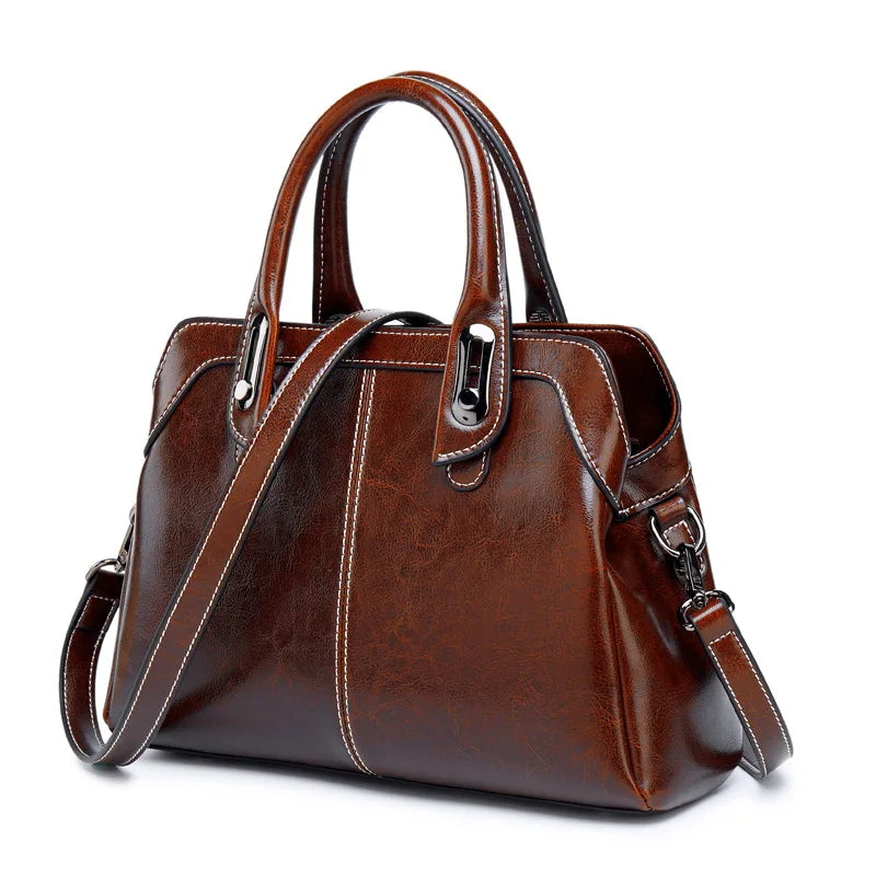 Women Genuine Leather Handbag Shoulder Cross body