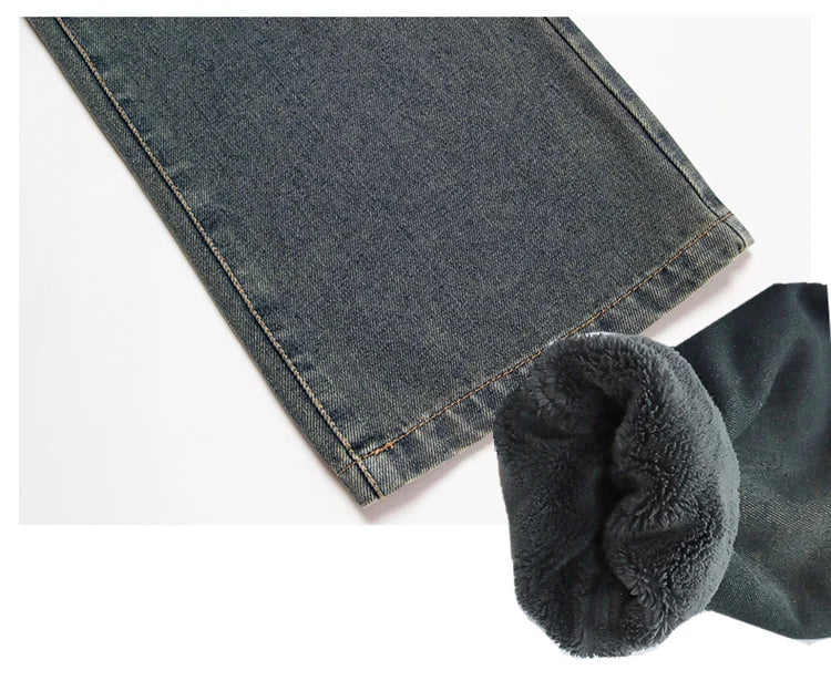 Girls’ Warm Thermal Jeans