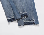 Men’s Contrast Washed Flare Jeans