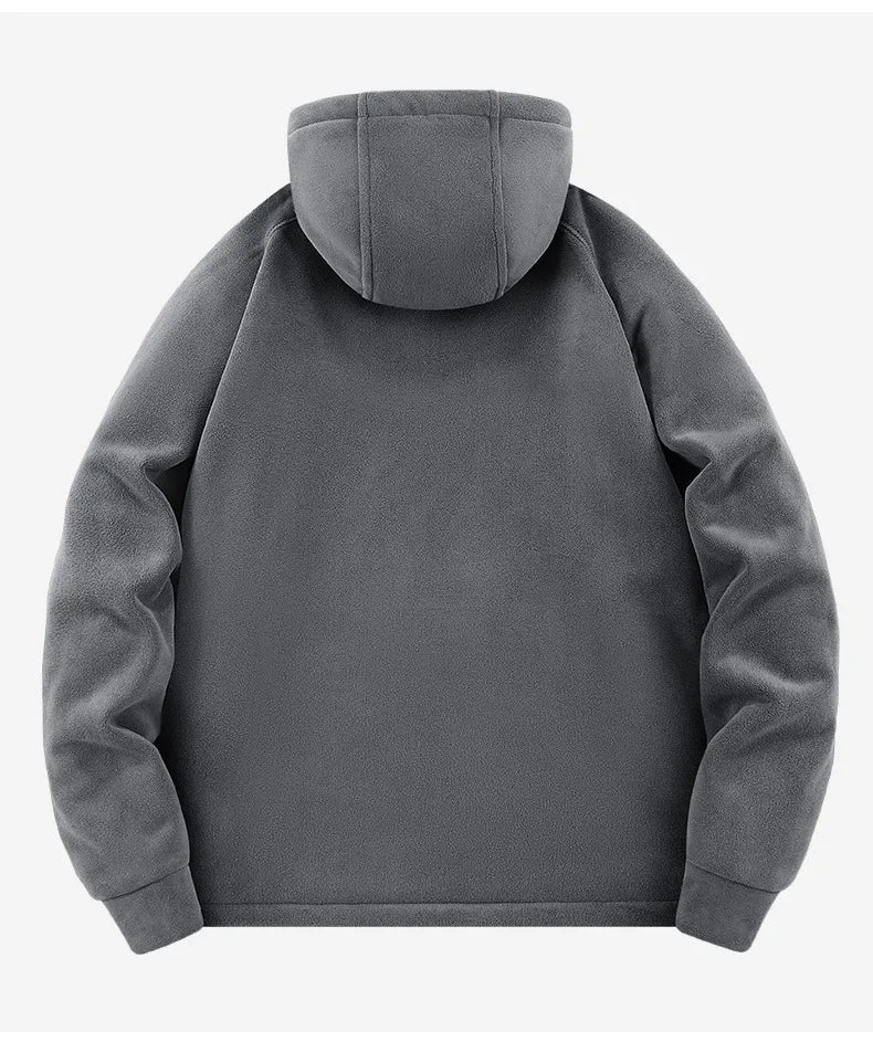 Men’s Plush Hooded Sport Jacket