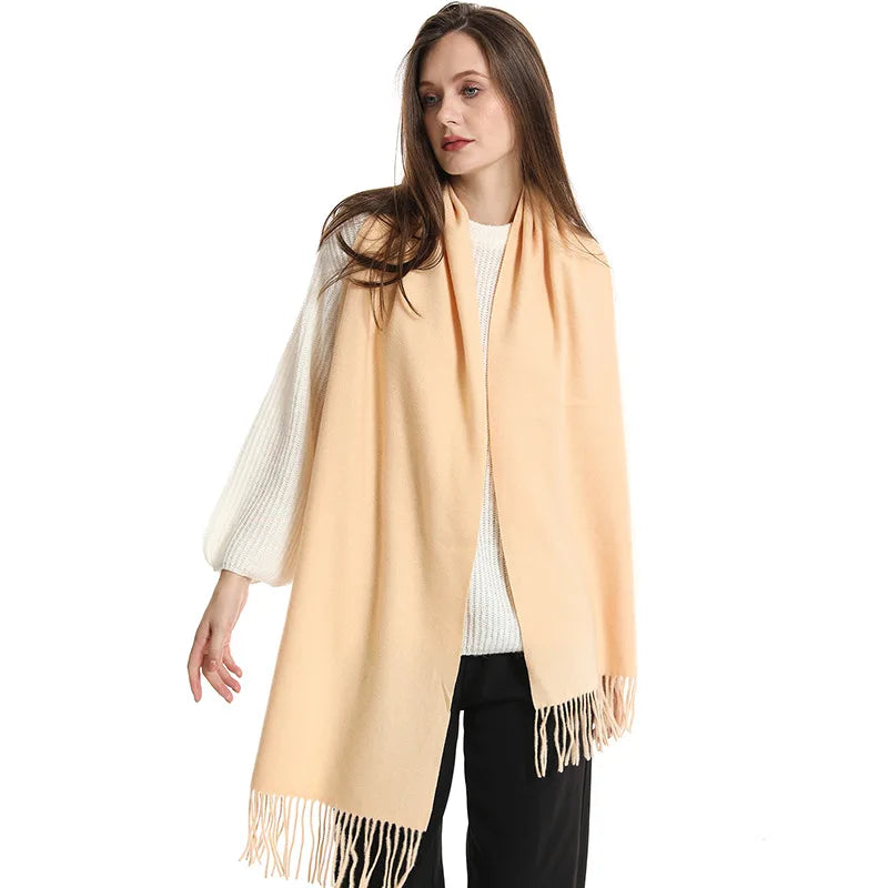 Women’s Warm Cashmere Scarf (62 Colors)